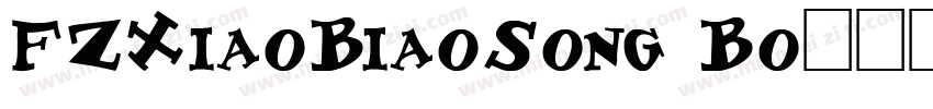 FZXiaoBiaoSong Bo55字体转换